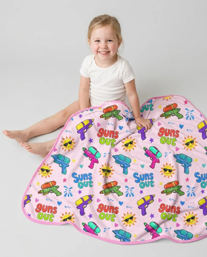Sun Out Guns Out Bamboo Blanket