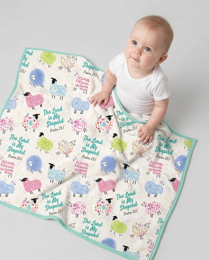 The Lord Is My Shepherd Psalm 23 Bamboo Blanket
