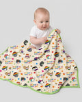 Rainbow Paws Family Matching Bamboo Blanket