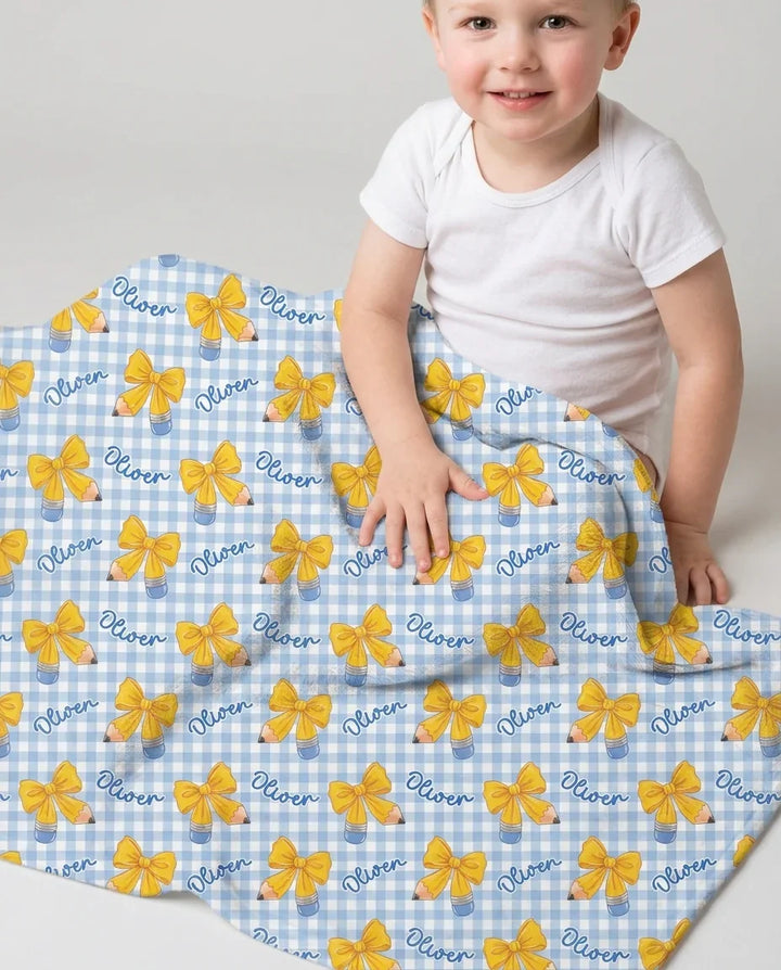 Coquette Back To School Bamboo Blanket