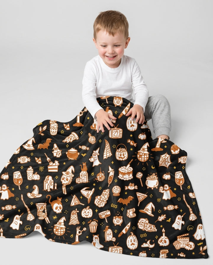 Spooky Season Bamboo Blanket