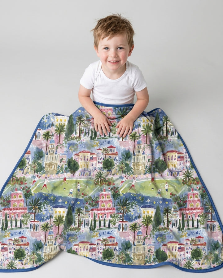 Soccer Tour 2026 Bamboo Blanket