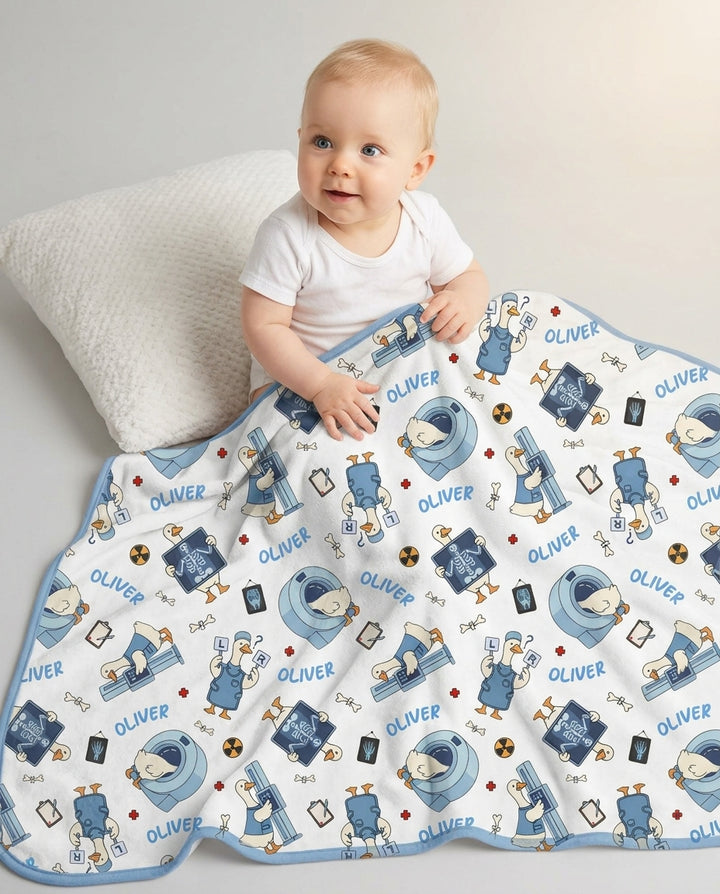 Rad Tech Goose Bamboo Blanket