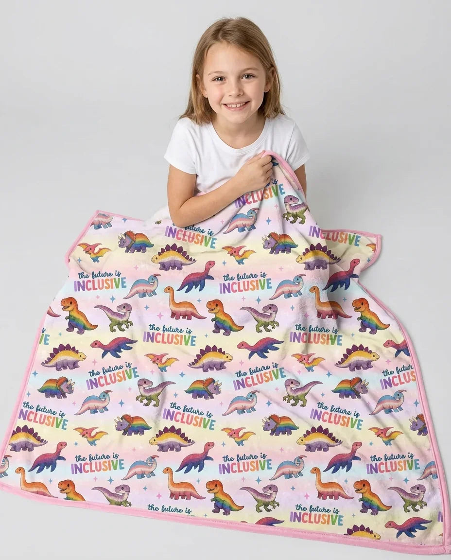 The Future is Inclusive Bamboo Blanket