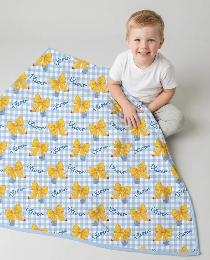 Coquette Back To School Bamboo Blanket