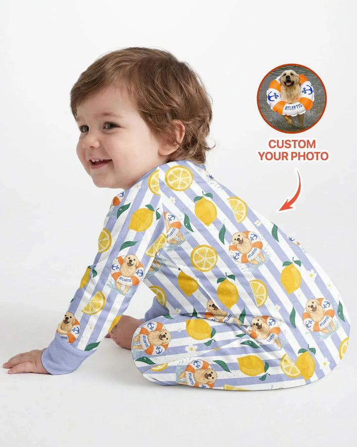 Custom Image Summer Lemon Bamboo Convertible Zippy