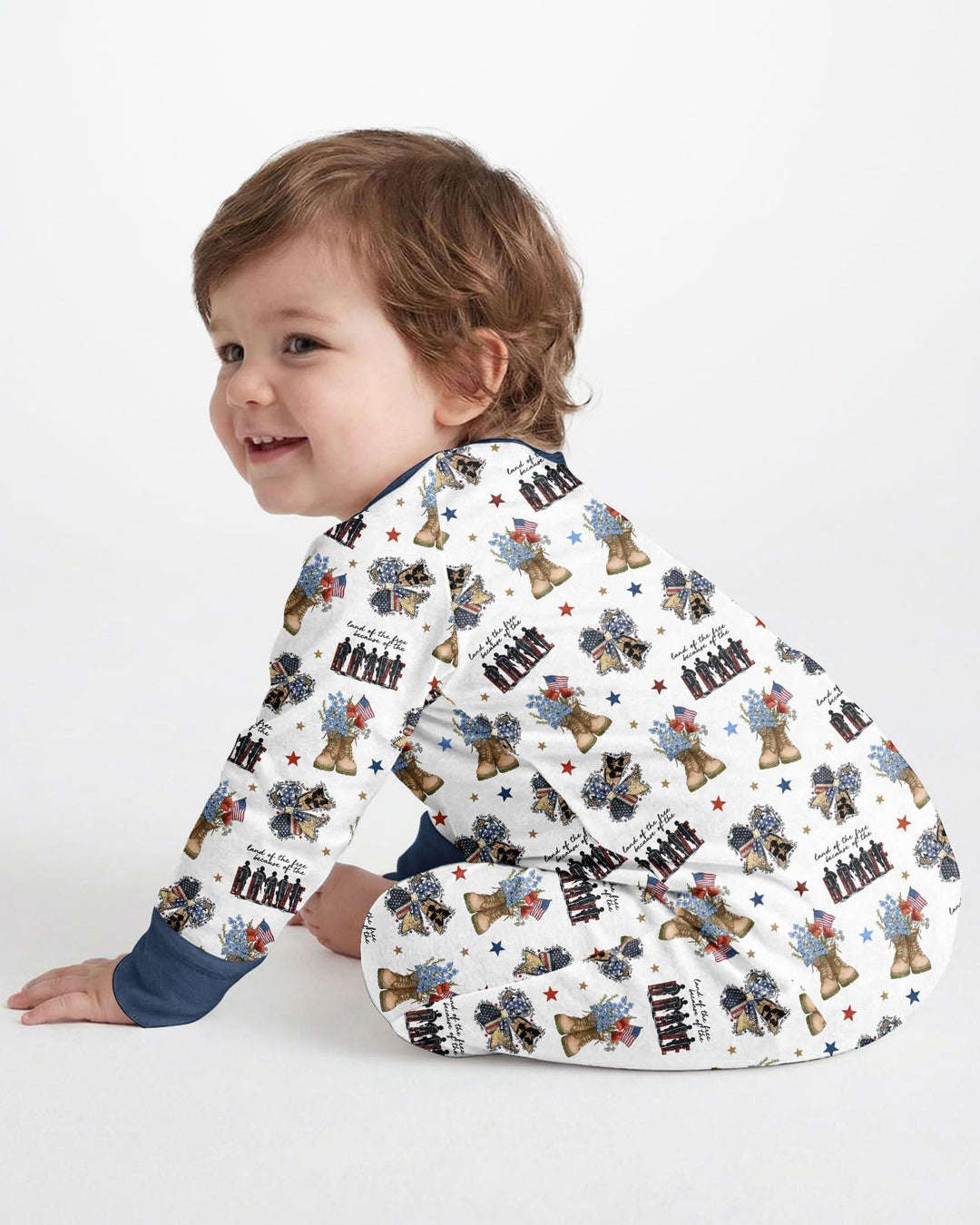 Honor the Brave Family Matching Bamboo Convertible Zippy