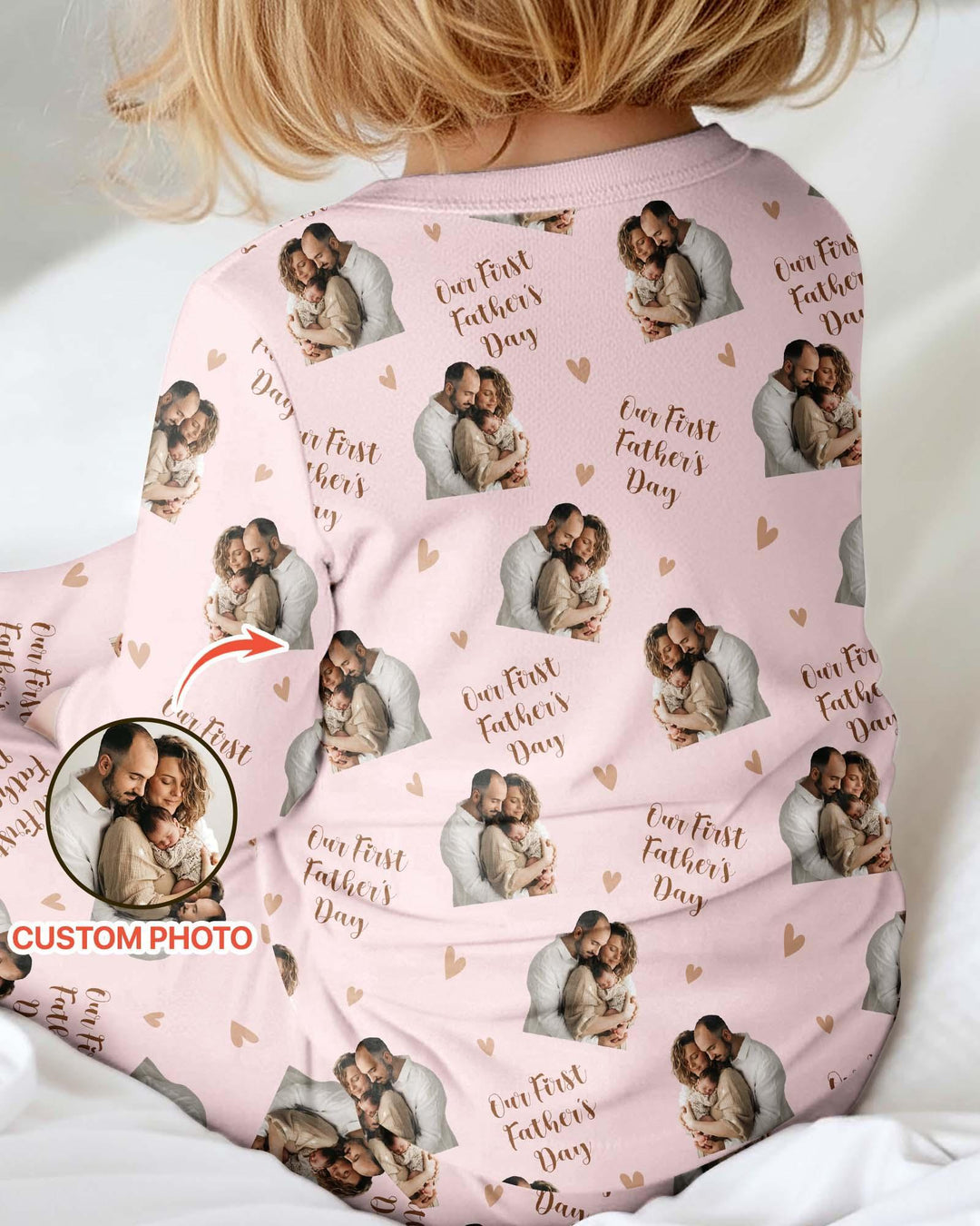 Custom Photo Our First as Parents Bamboo Convertible Zippy