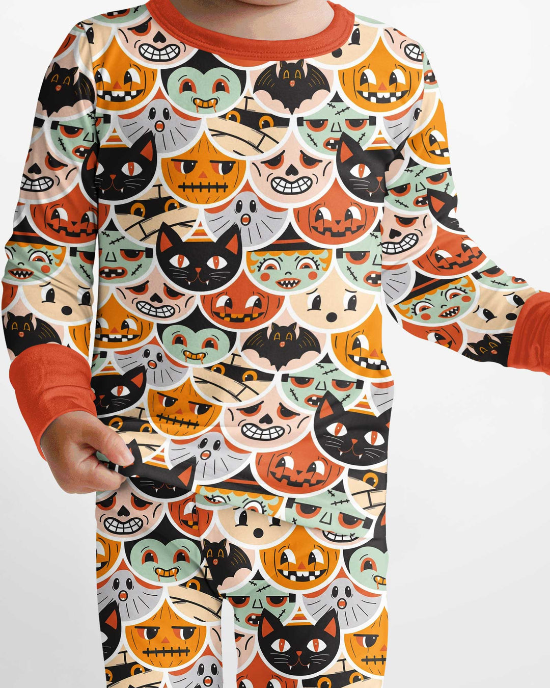 Monster Mash-Up Bamboo Two Piece Long Sleeve Pajama Set