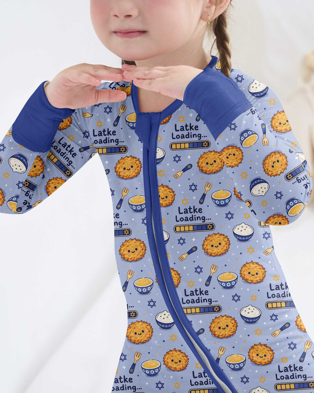 Latke For Hanukkah Bamboo Convertible Zippy