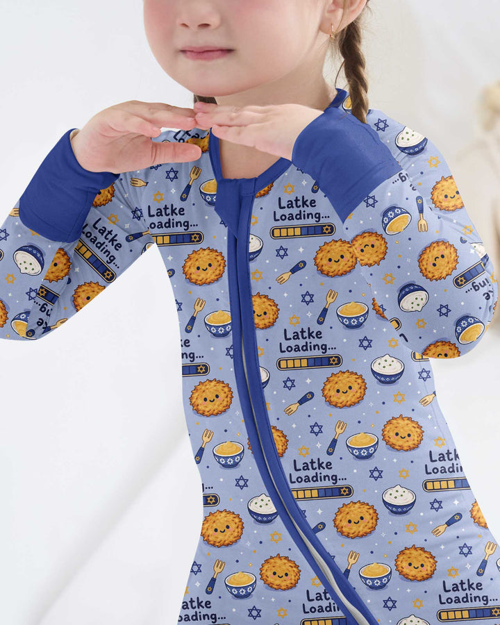 Latke For Hanukkah Bamboo Convertible Zippy