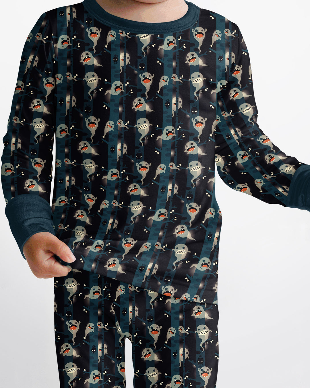 Scared yet Bamboo Two Piece Long Sleeve Pajama Set