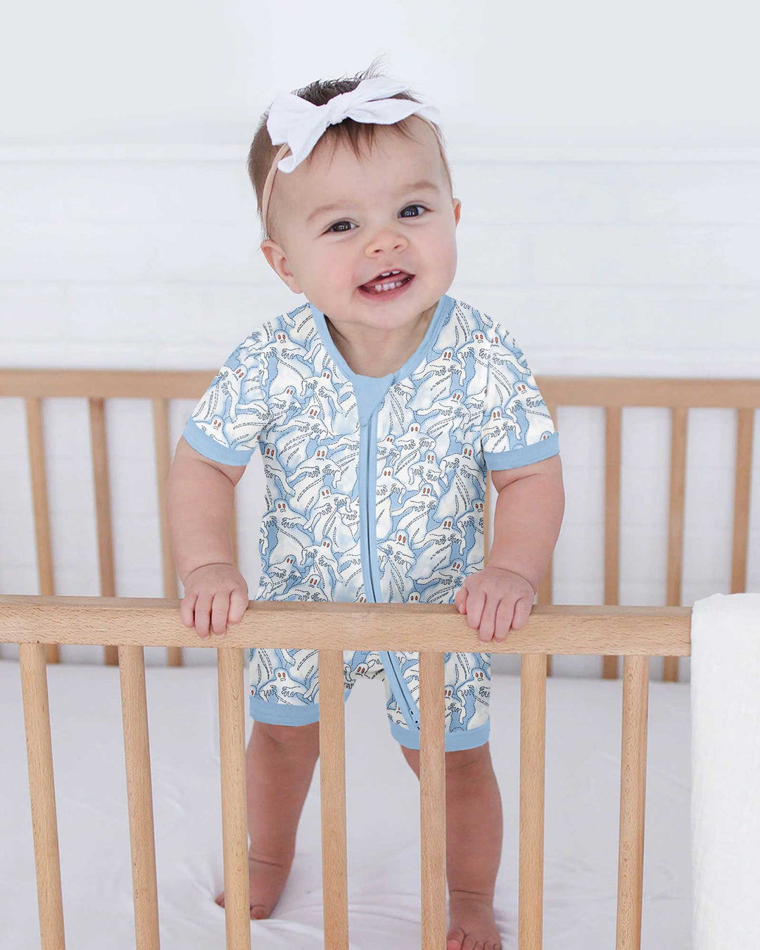 Ghostly Threads Bamboo Shorty Zippy