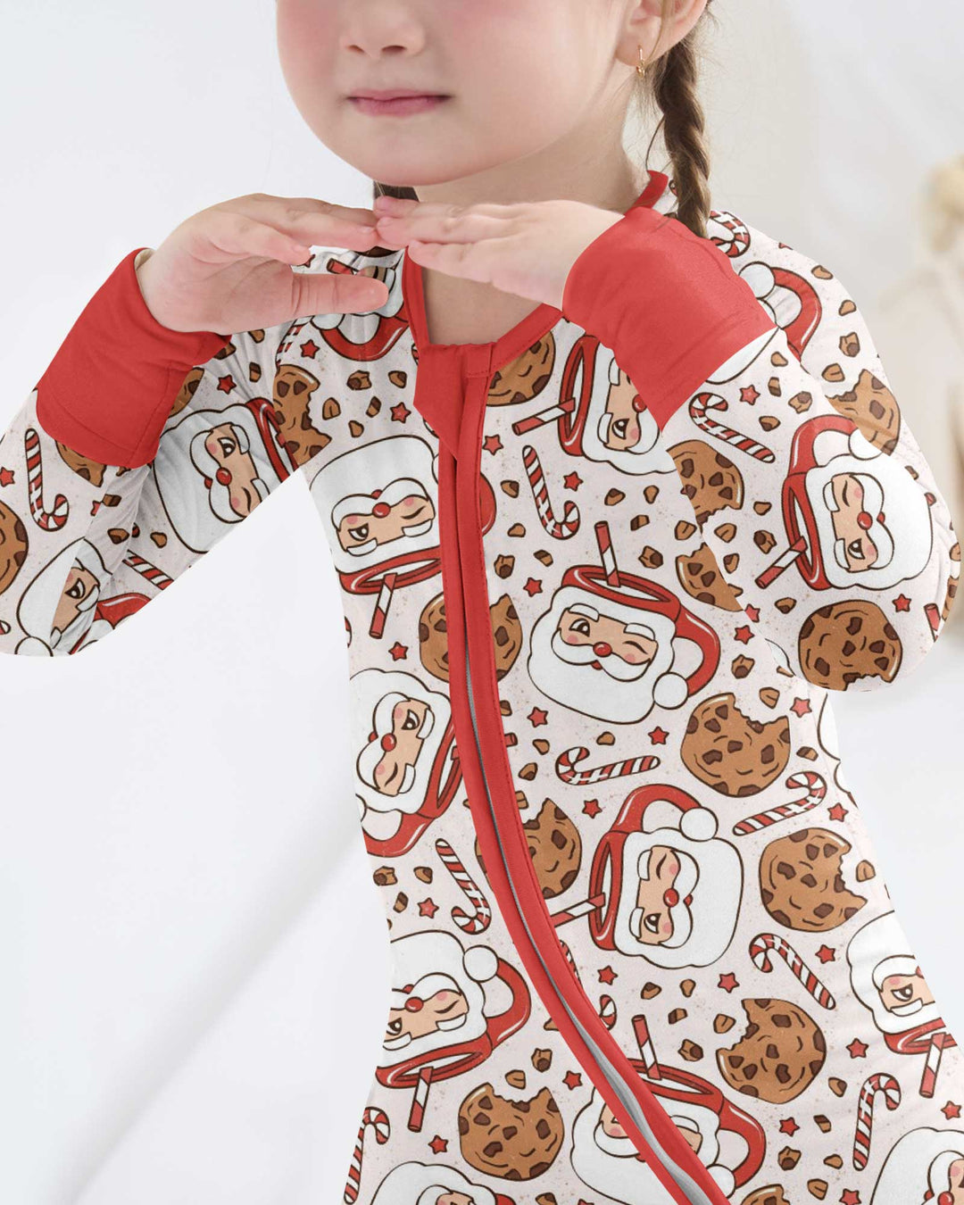 Santa's Cookie Break Bamboo Convertible Zippy