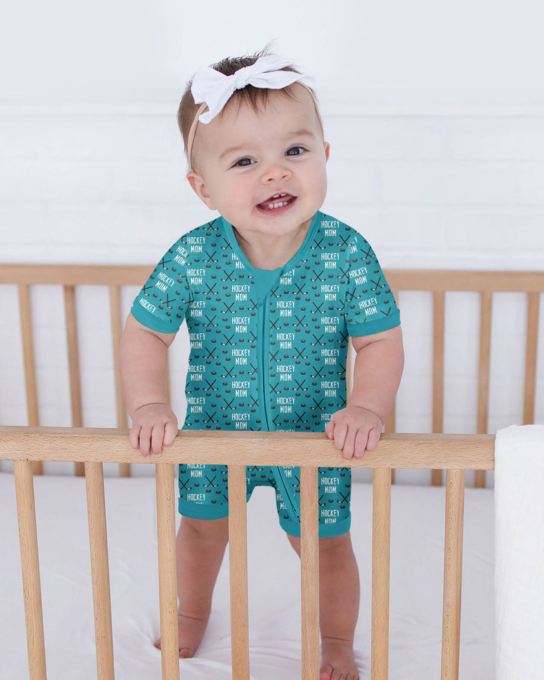 Hockey Mom Bamboo Shorty Zippy
