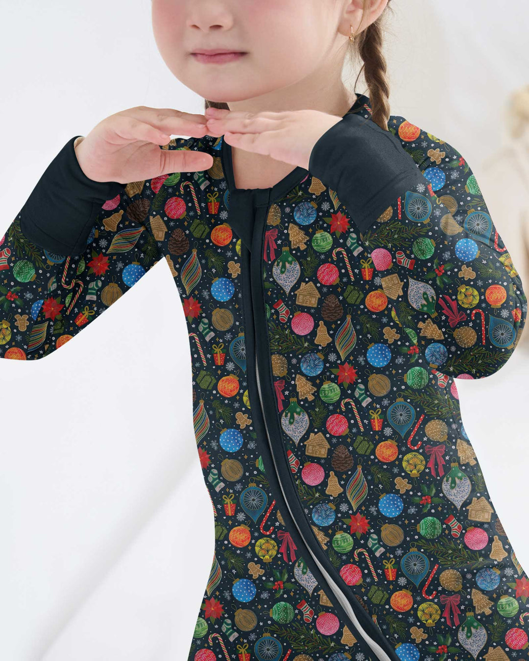 Holiday Ditsy Bamboo Convertible Zippy