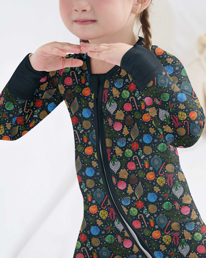Holiday Ditsy Bamboo Convertible Zippy