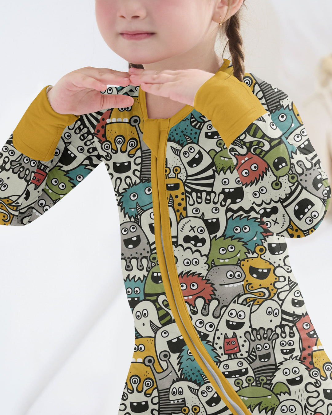 Monsters And Friends Bamboo Convertible Zippy