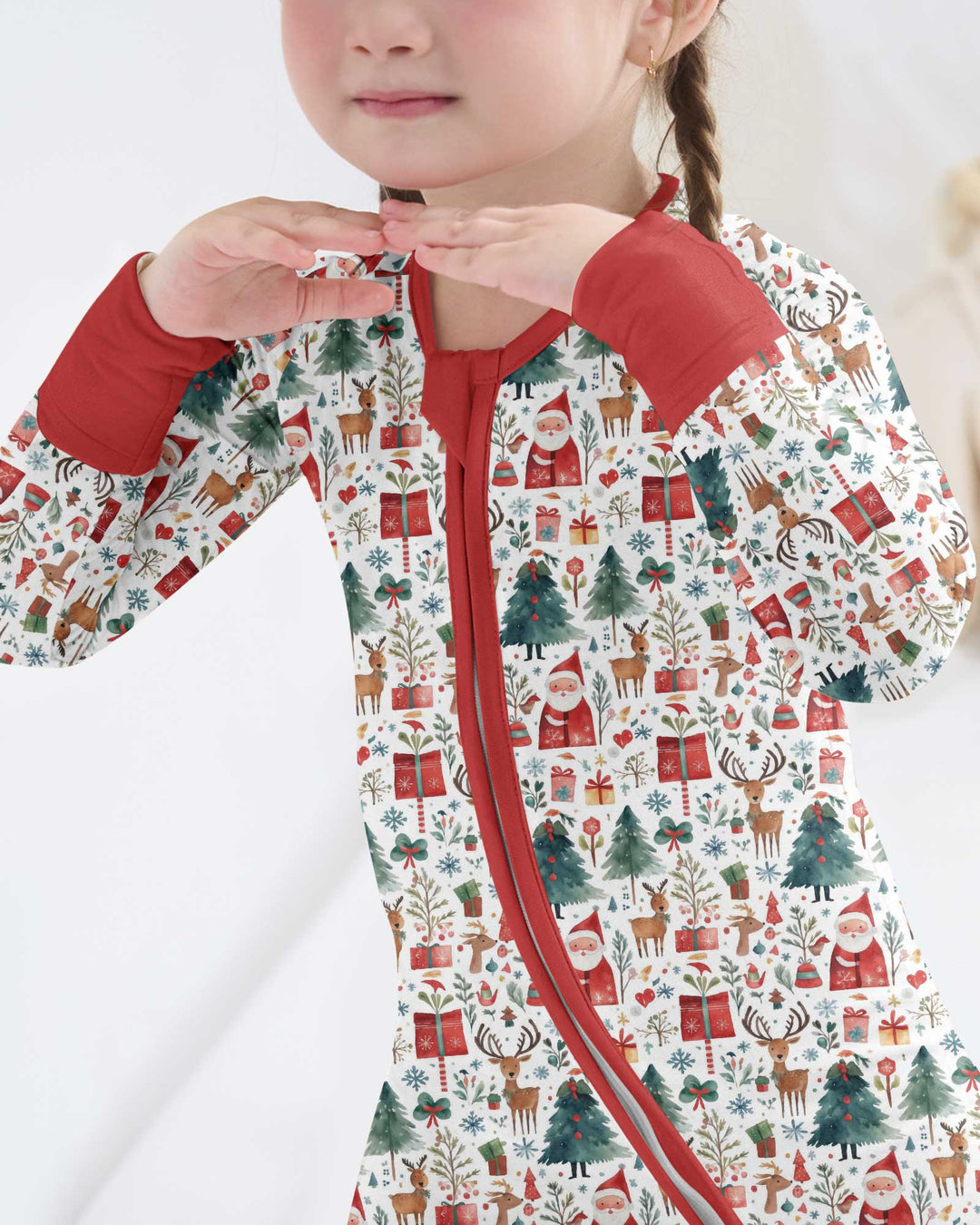 Christmas Tree Santa Bamboo Convertible Zippy