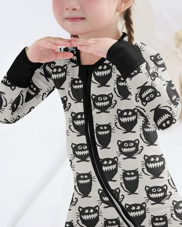 Halloween Monster Cats Bamboo Convertible Zippy