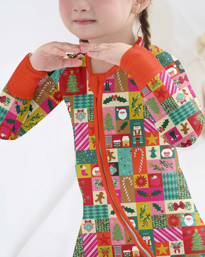 Maximalist Christmas Collage Bamboo Convertible Zippy