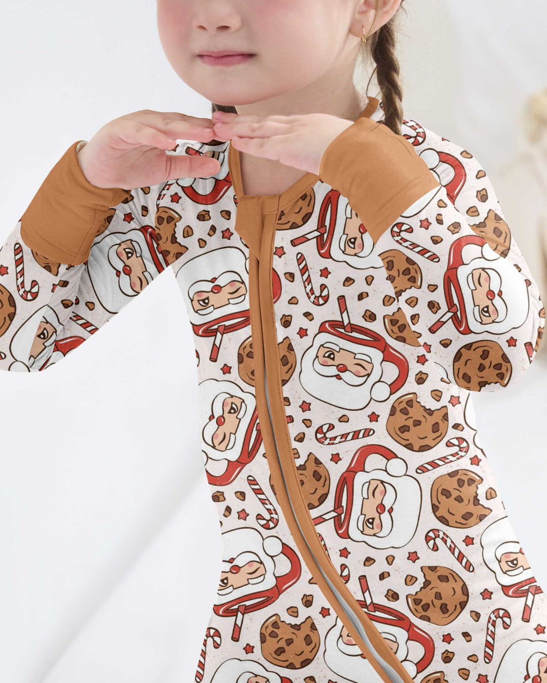 Santa's Cookie Break Bamboo Convertible Zippy