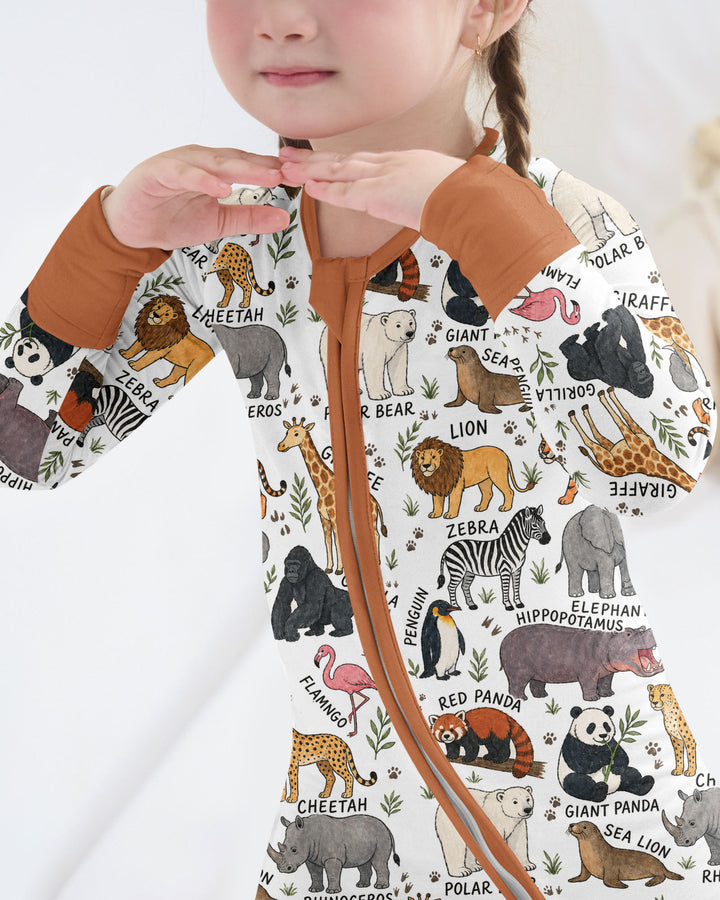Zoo Animal Bamboo Convertible Zippy