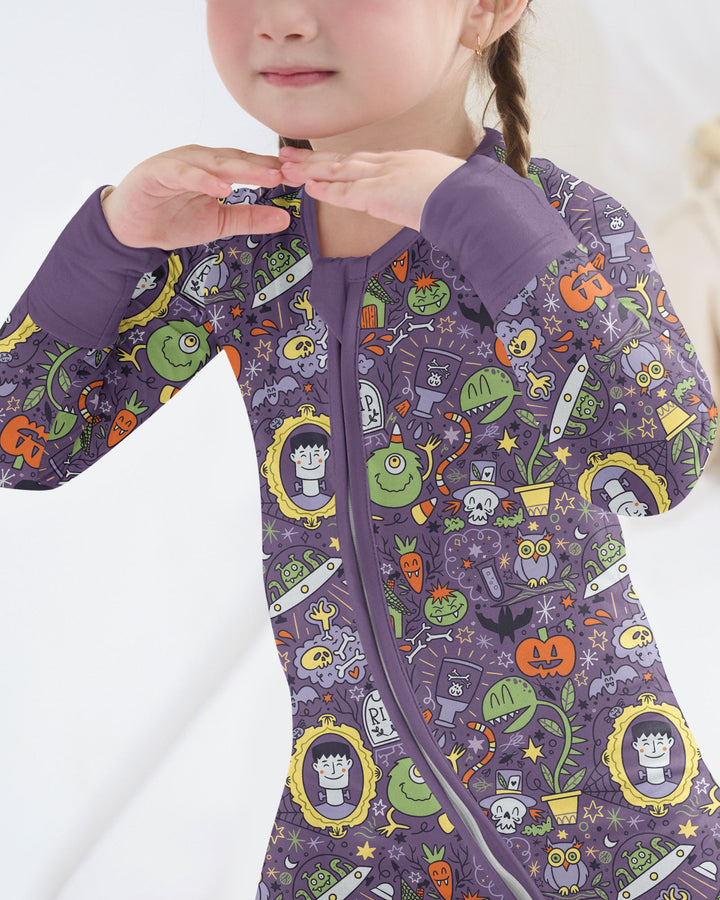 Halloween Monster Fun Bamboo Convertible Zippy