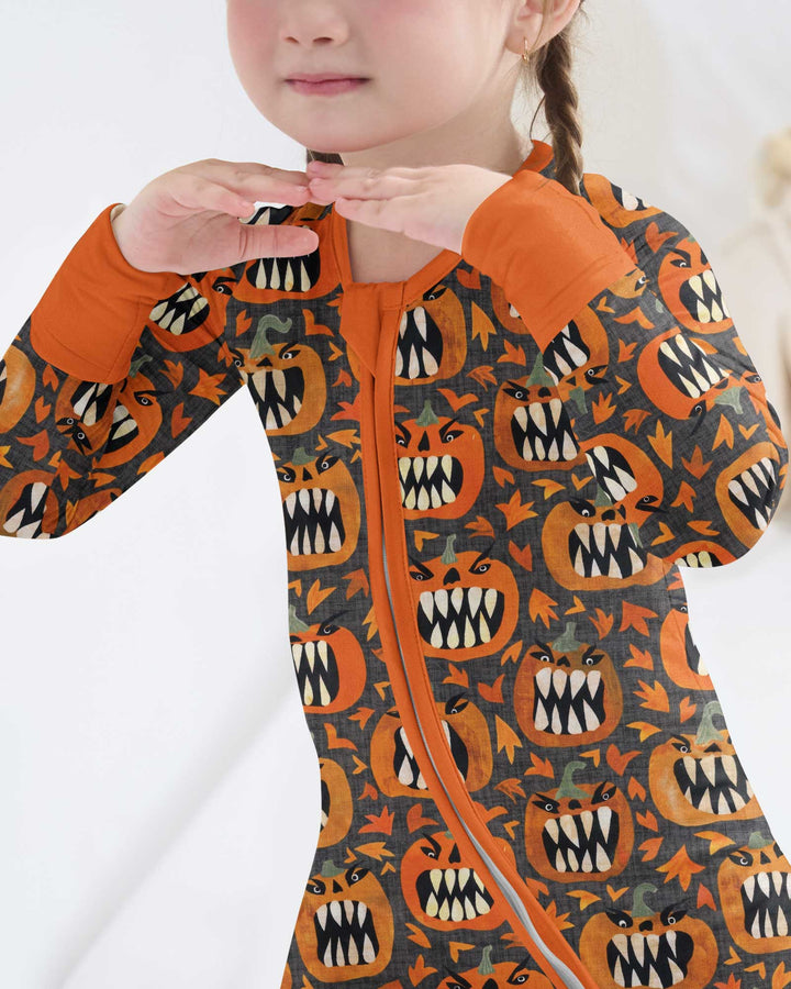 Pumpkin Monsters Bamboo Convertible Zippy