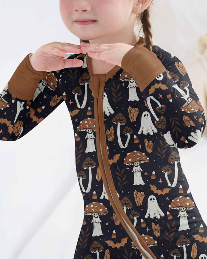 Retro Halloween Whimsy Bamboo Convertible Zippy