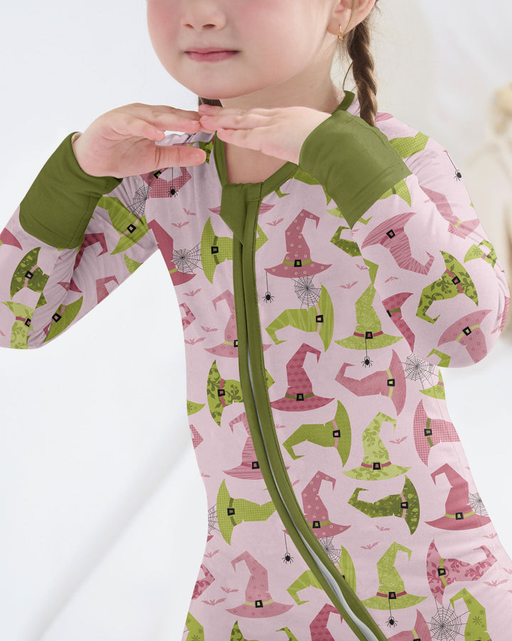 Pink Witch Hat Halloween Bamboo Convertible Zippy