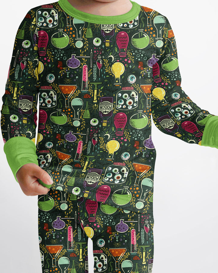 Mad Science Bamboo Two Piece Long Sleeve Pajama Set