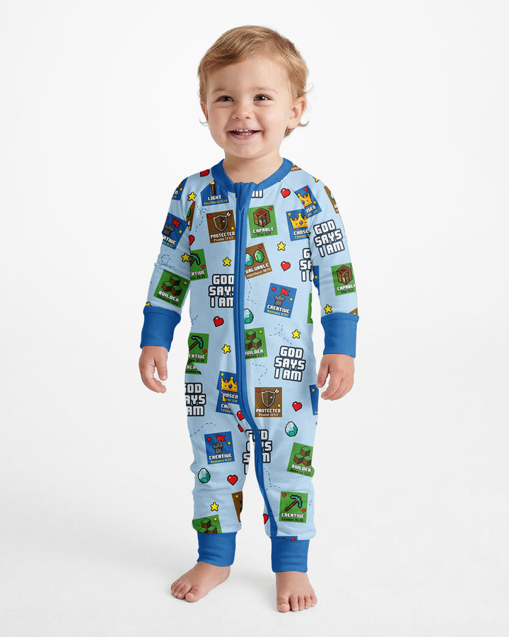 God Says I Am Gamer Bamboo Convertible Zippy