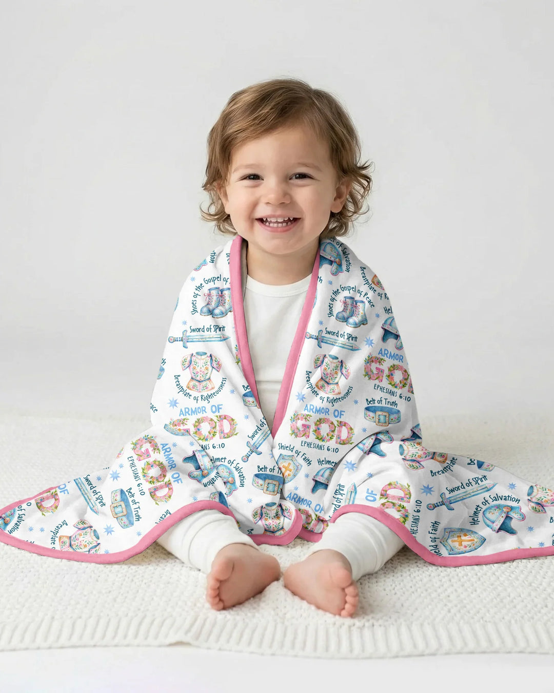 Put On The Full Armor Of God Bamboo Blanket