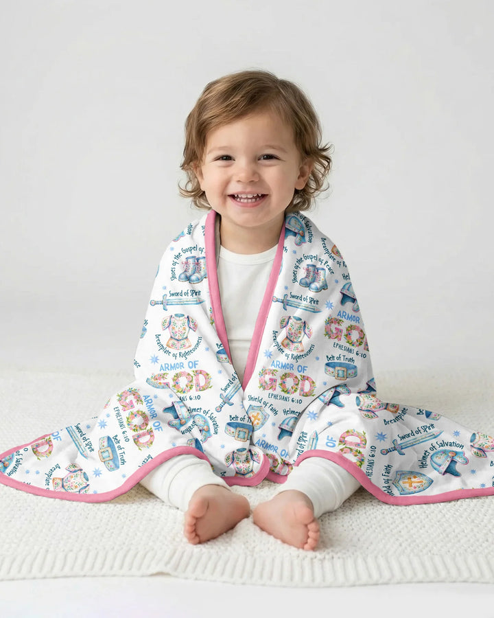 Put On The Full Armor Of God Bamboo Blanket