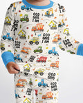 God Says I Am Boy Bamboo Two Piece Long Sleeve Pajama Set