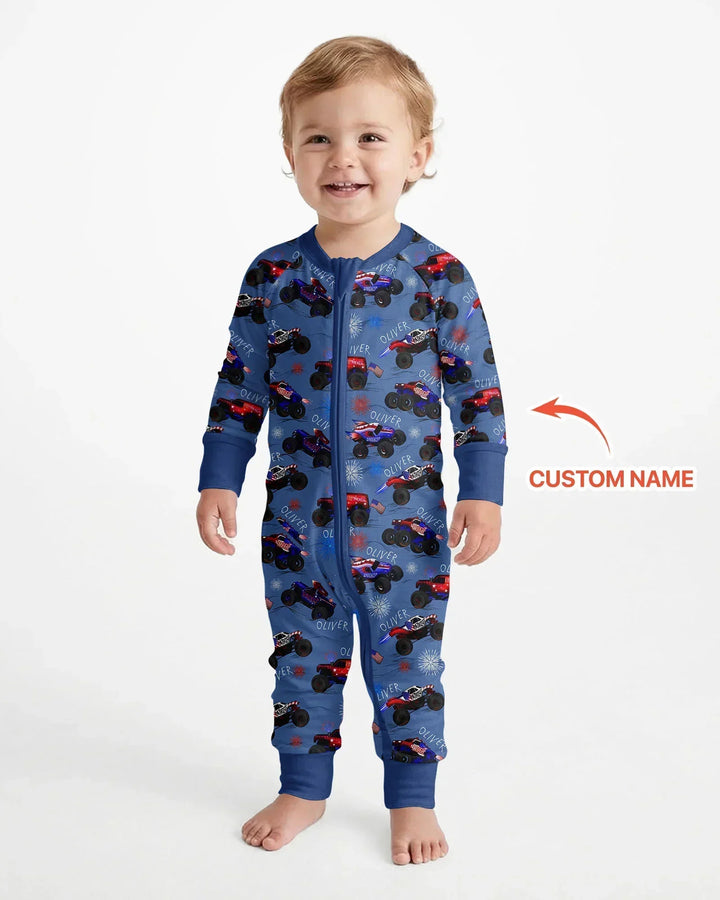 All American Thunder Custom Name Bamboo Convertible Zippy