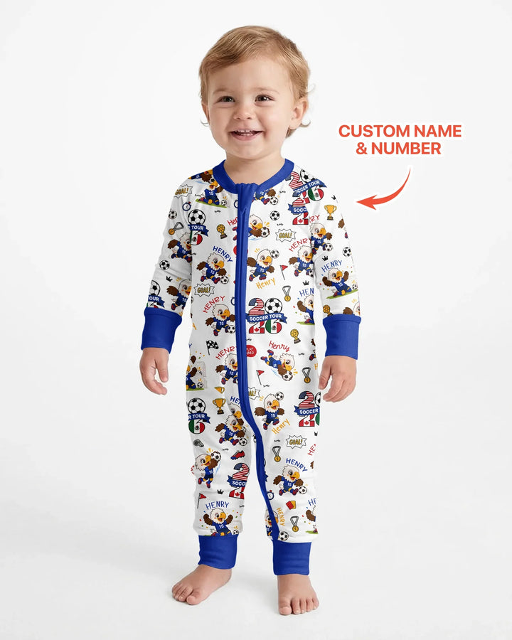USA We Are Champions Soccer Tour 2026 Bamboo Convertible Zippy