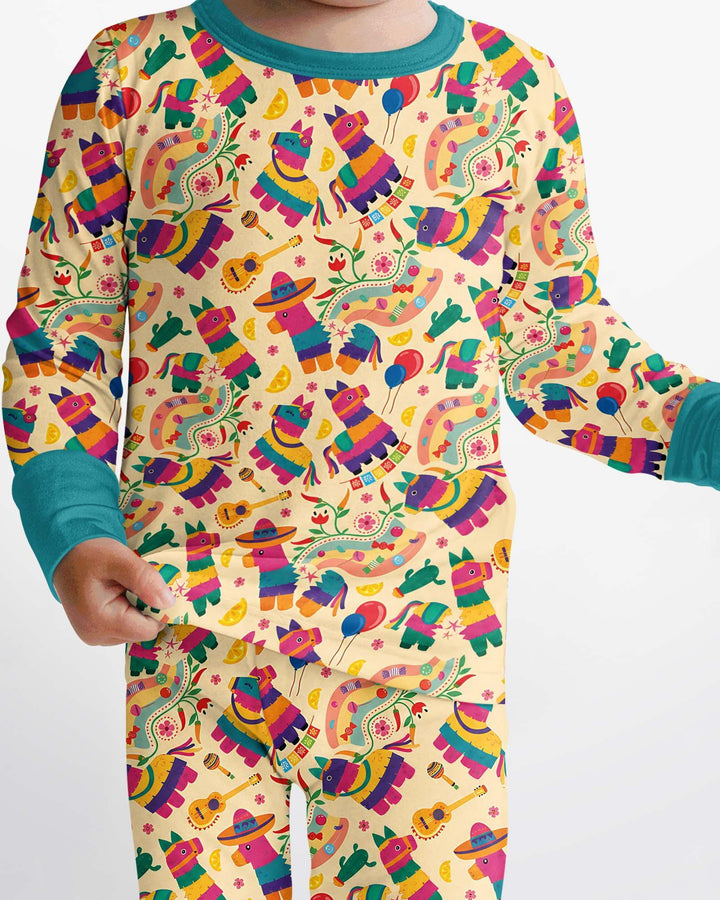 Template Bamboo Two Piece Long Sleeve Pyjamas Set