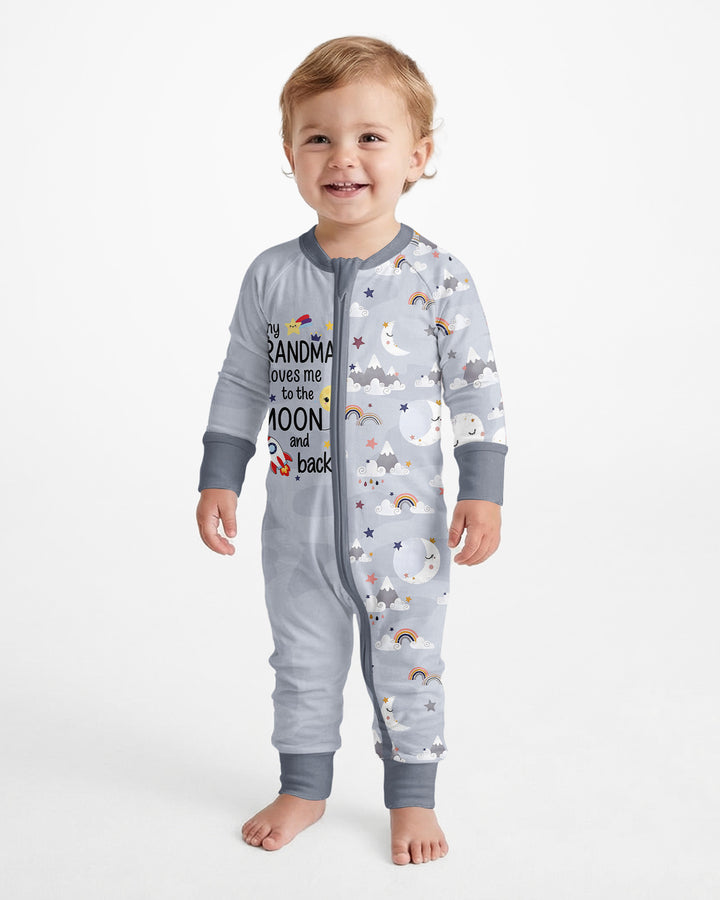 My Grandma Loves Me To The Moon And Back Bamboo Convertible Zippy
