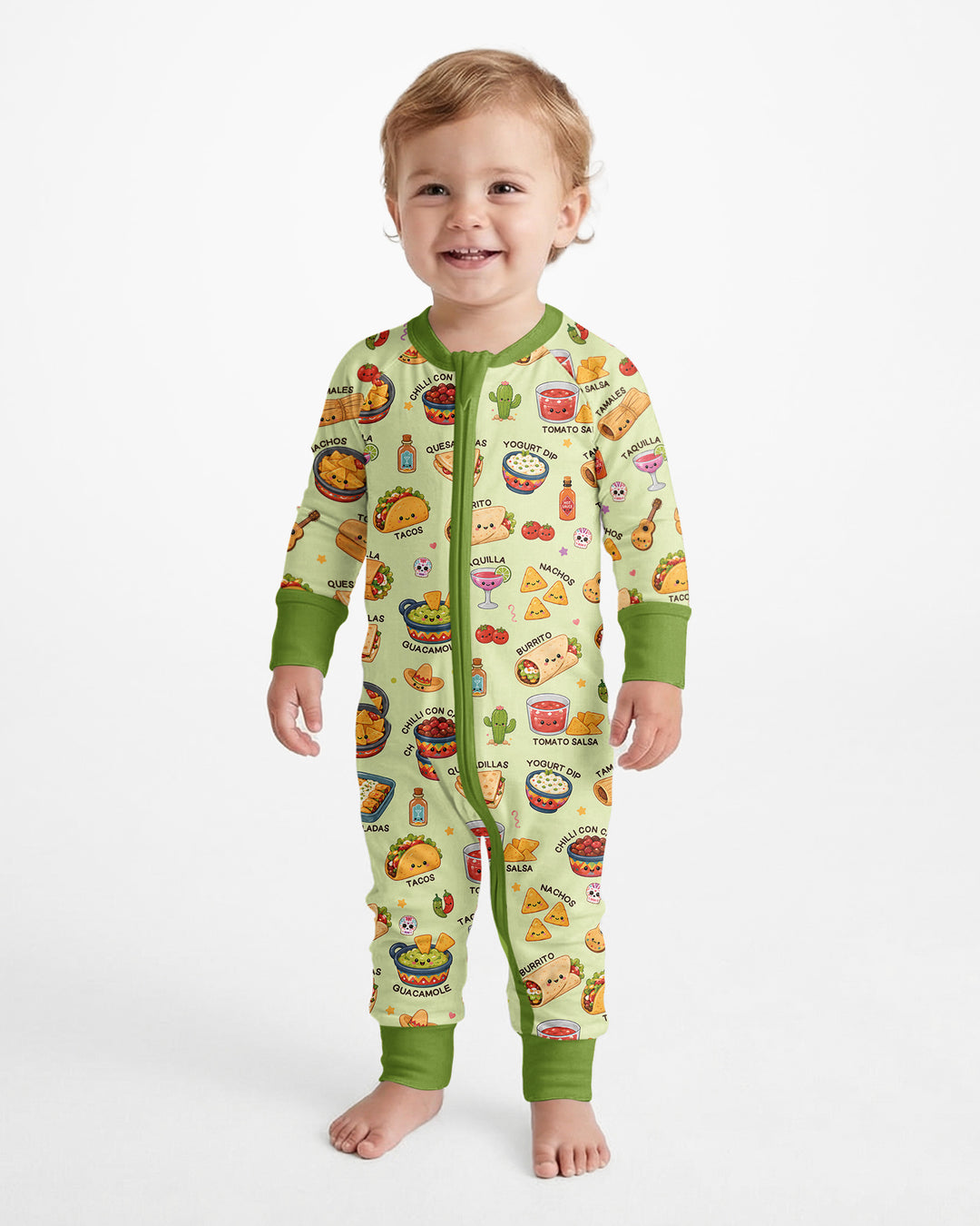 Kawaii Mexican Food Bamboo Convertible Zippy
