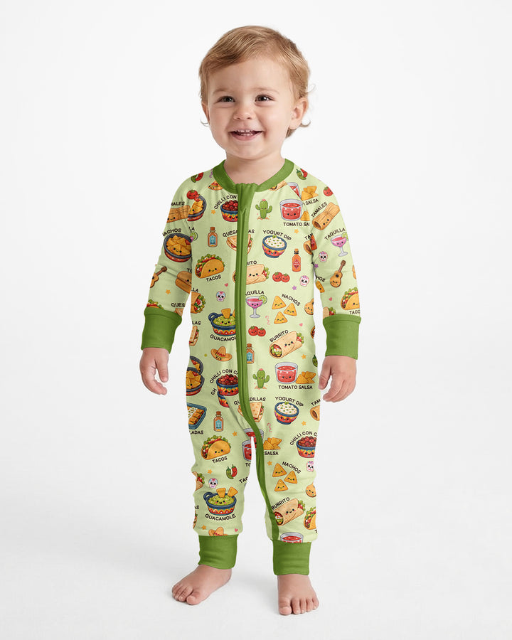 Kawaii Mexican Food Bamboo Convertible Zippy