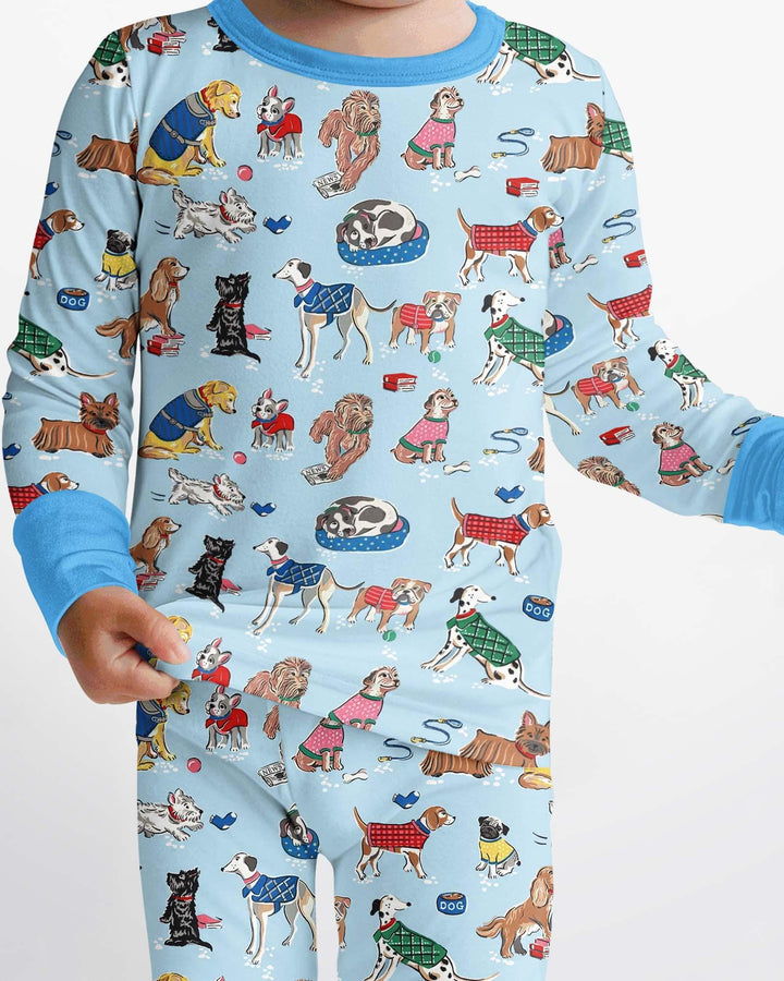 Best Bud Bark Family Matching Bamboo Two Piece Long Sleeve Pajama Set