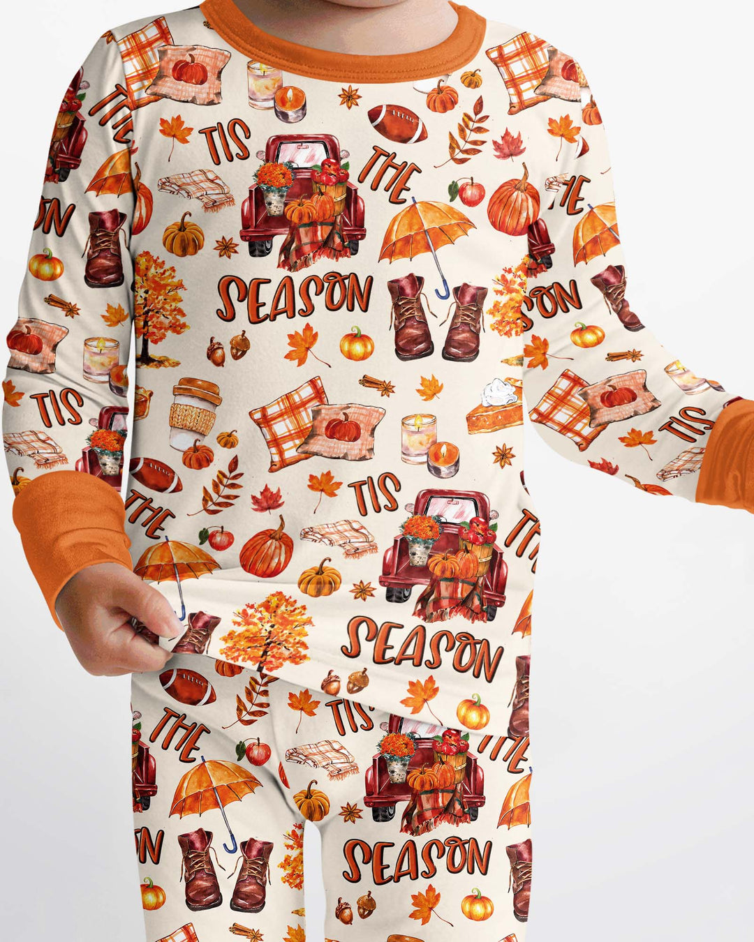 Template Bamboo Two Piece Long Sleeve Pyjamas Set