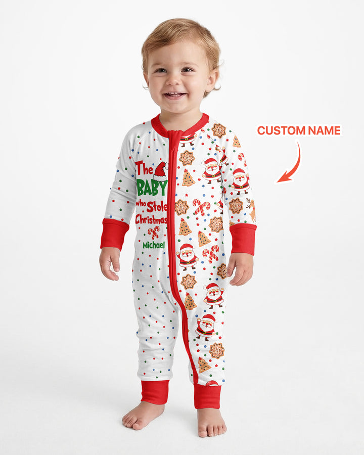 Custom Name The Baby Who Stole Christmas Bamboo Convertible Zippy