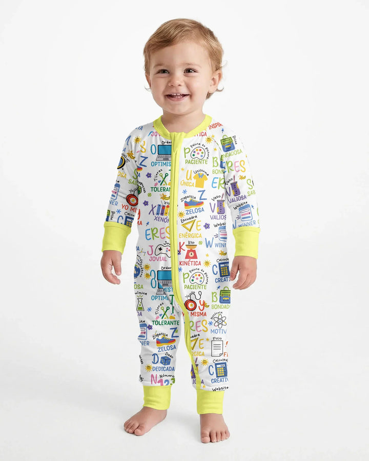 You Are Spanish Alphabet Version Bamboo Convertible Zippy