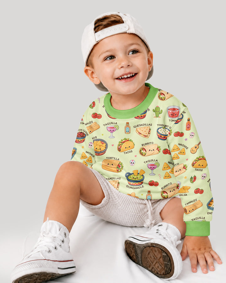 Kawaii Mexican Food Bamboo Crewneck Sweatshirt
