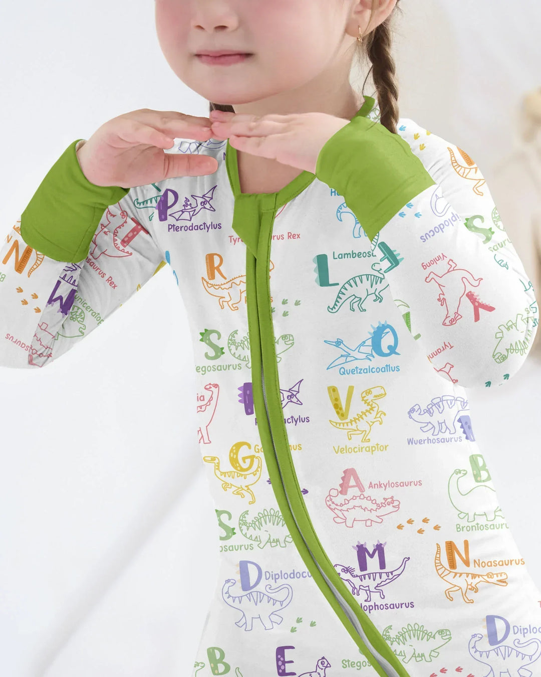 Dino Alphabet ABC Bamboo Convertible Zippy