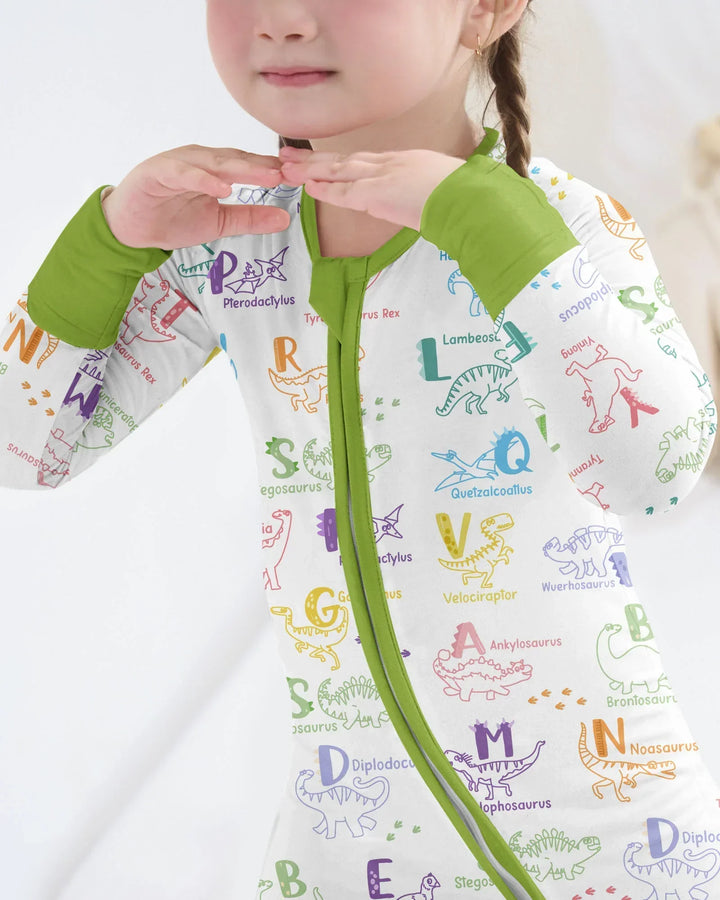 Dino Alphabet ABC Bamboo Convertible Zippy