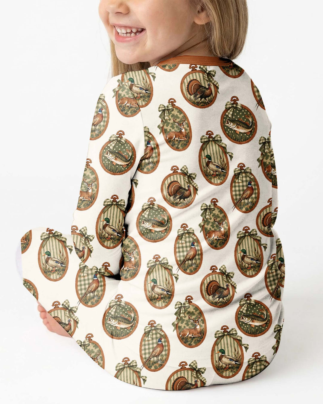 Hunting Season Bamboo Two Piece Long Sleeve Pajama Set